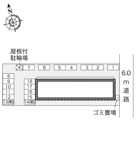 ★手数料０円★高岡市蓮花寺　月極駐車場（LP）